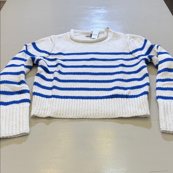 J. Crew Heritage cotton Rollneck™ sweater in stripe Size XS - Picture 3 of 10